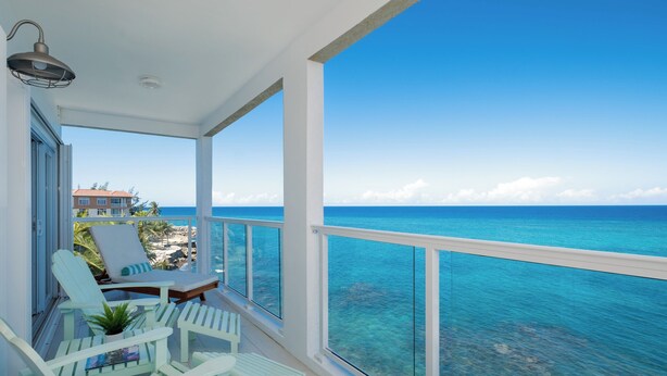 Luxury Penthouse, Ocean View, Oceanfront | Terrace/patio - Blue-sky penthouse  (Tower Isle)