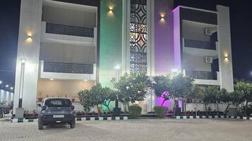 Front of property – evening/night