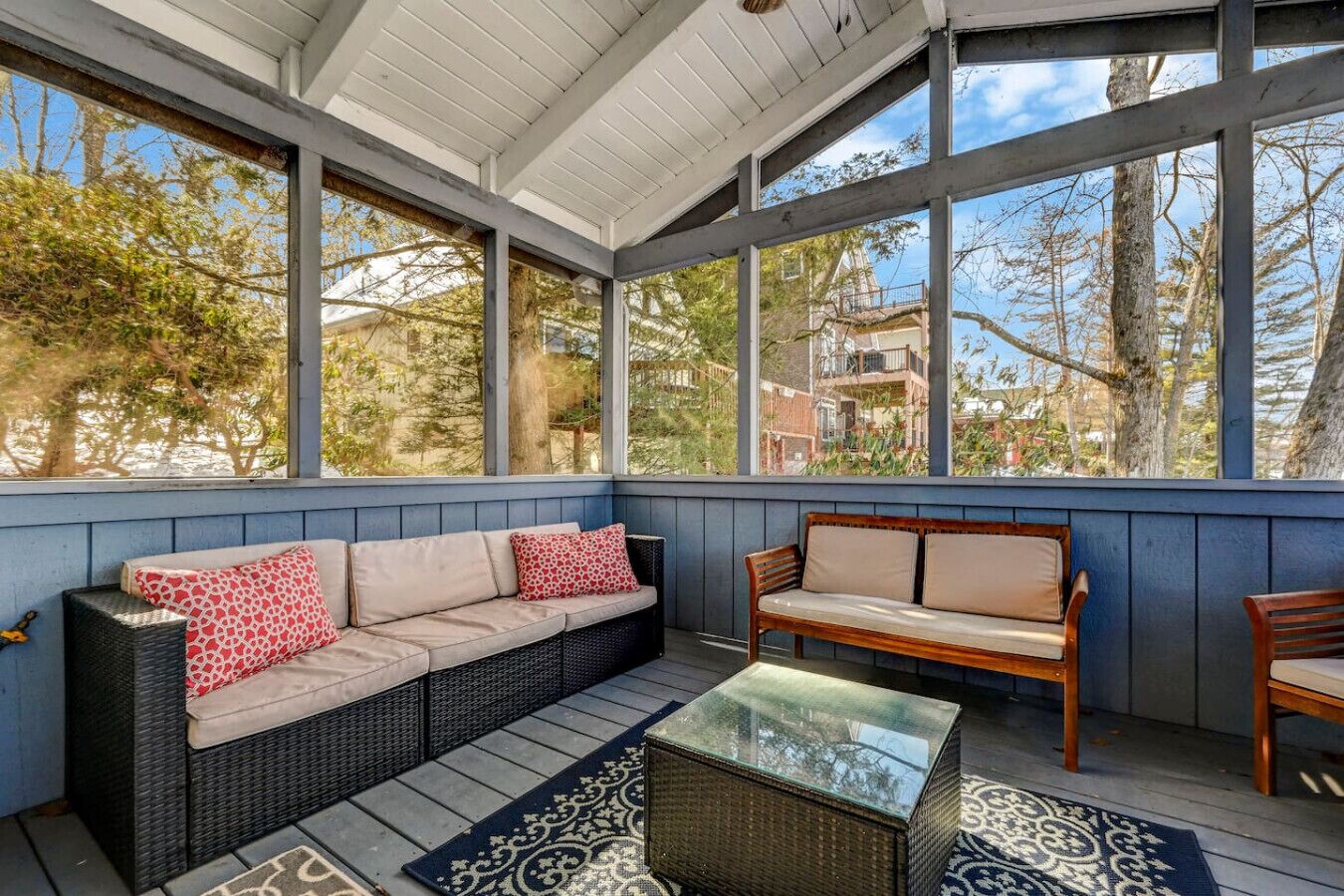 TV, fireplace, video games