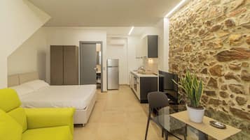 1 slaapkamer, een bureau, gratis wifi, beddengoed