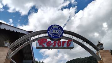 Voorkant van accommodatie