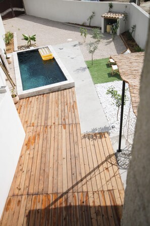 Seasonal outdoor pool, sun loungers - Villa Lafleur (Châteaurenard)