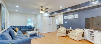 < 1/2 Mi to Boardwalk: Roomy Wildwood Retreat!