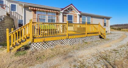 Near Hiking: Midway Home w/ Mtn Views & Deck