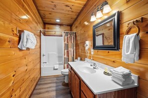 Hårtørrer, håndklæder