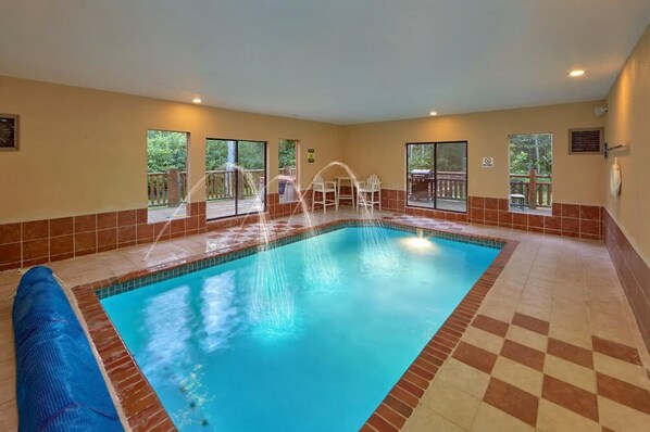 Indoor pool, a heated pool