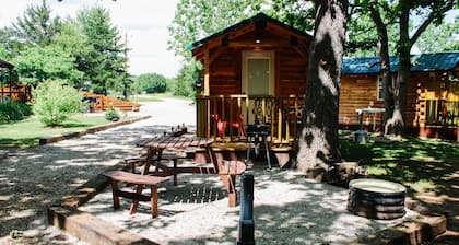 #3 - Amish Built Log Cabin Fishing Hunting Camping Cabin