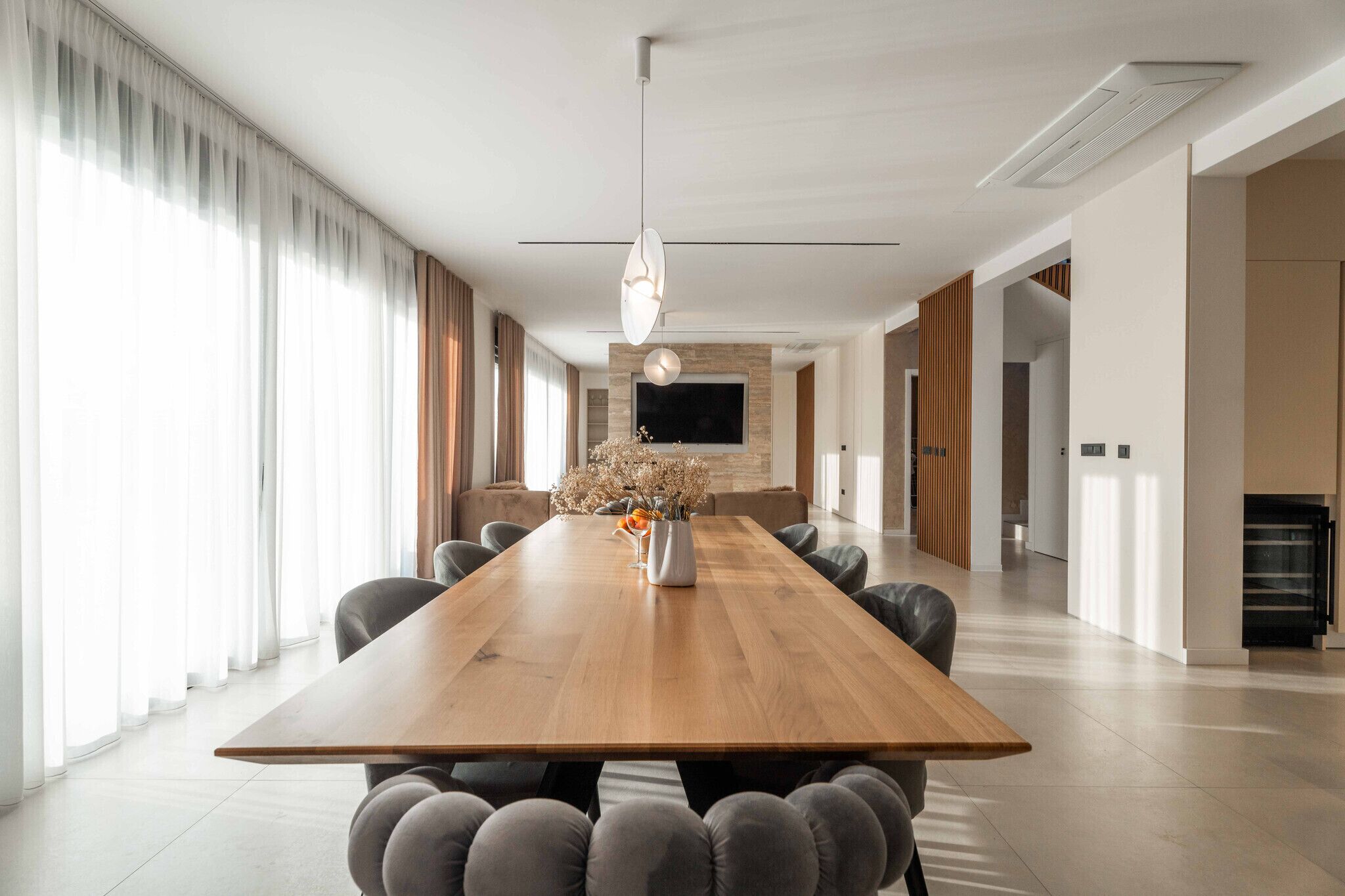 Villa, uitzicht op tuin | Dineerruimte