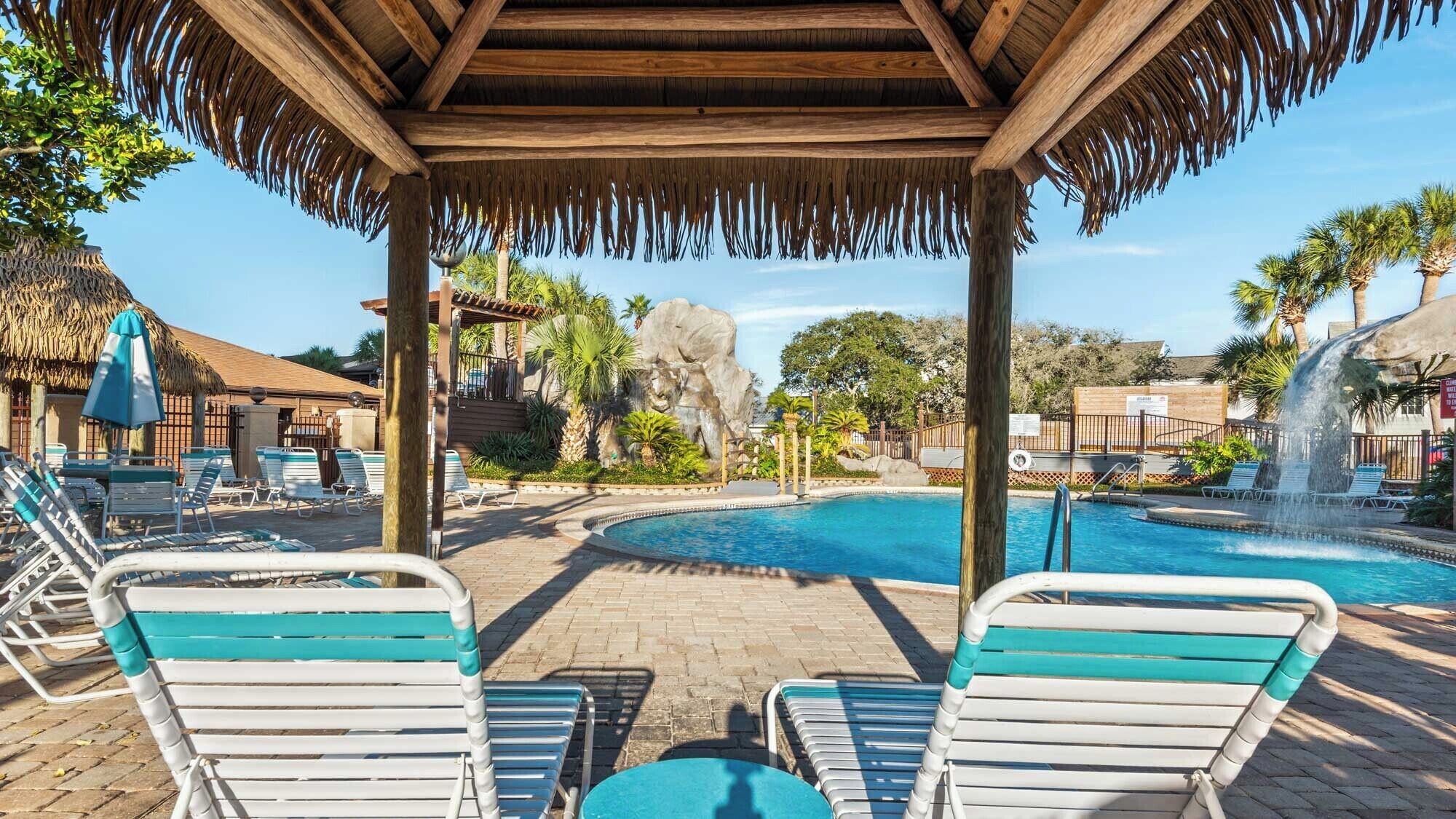 Una piscina riscaldata