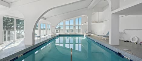 Indoor pool, outdoor pool