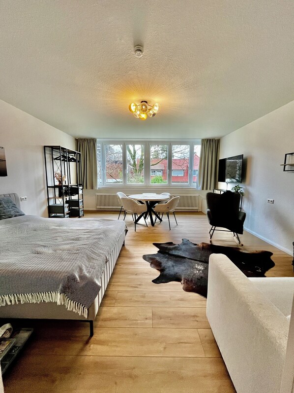 1 Schlafzimmer, Bügeleisen/Bügelbrett, Reisekinderbett, kostenloses WLAN