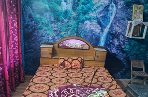 Quarto casal, vista para a montanha