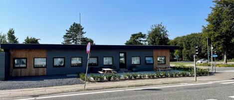 Majoituspaikan julkisivu