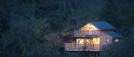 Front of property - evening/night