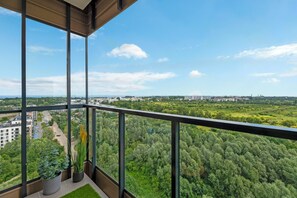 Departamento Deluxe | Vista del balcón