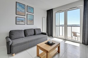 Classic Apartment, City View | Hypo-allergenic bedding, individually decorated, individually furnished - Seaside Gdańsk Letnica by Downtown Apartments (Gdansk)