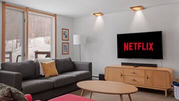 TV connectée, cheminée