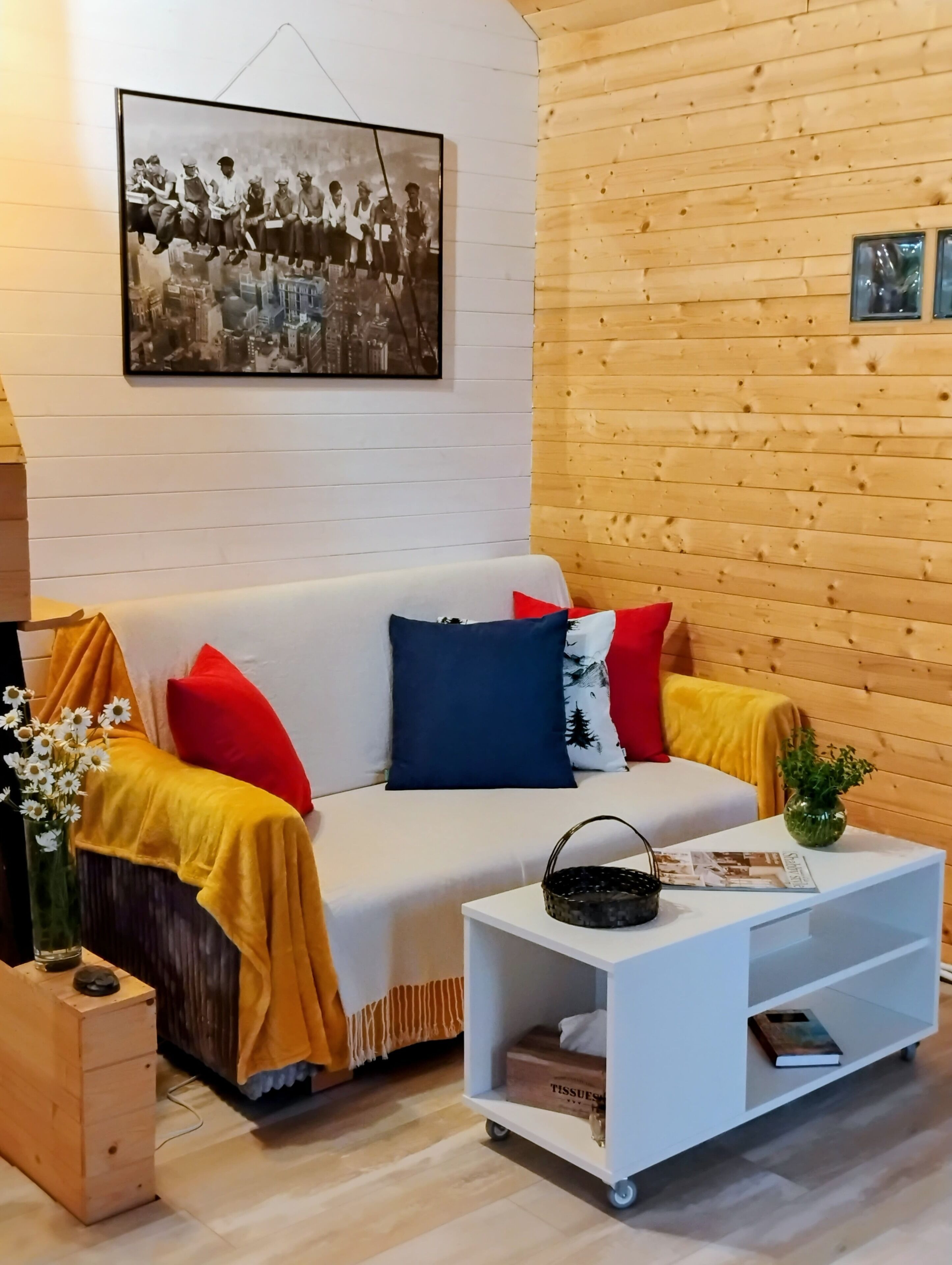 Smart TV, books, stereo