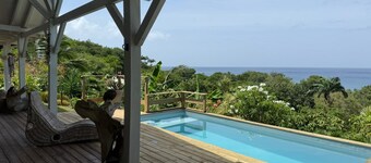 Villa Franco - Leroux Beach 600m away - Exceptional sea view