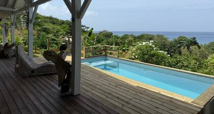 Villa Franco - Leroux Beach 600m away - Exceptional sea view