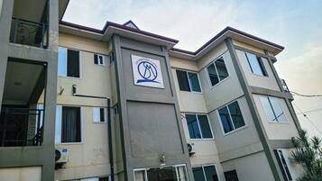 Overnatningsstedets facade