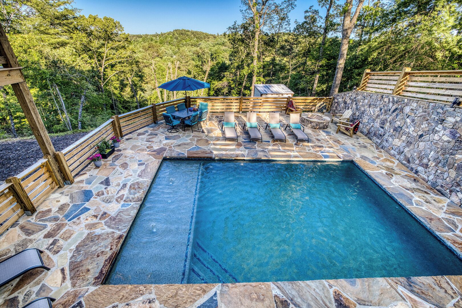 Una piscina climatizada