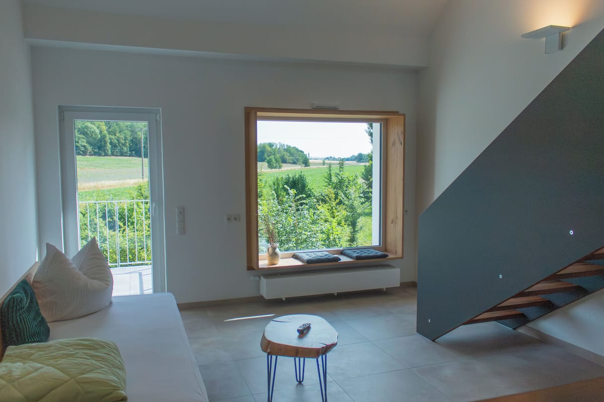 Apartment Mühlrose | 1 chambre, lits bébé (gratuits), Wi-Fi gratuit, draps fournis