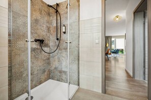 Hair dryer - Design-FeWo Heidetraum, Wallbox, Terrasse (Dorfmark)