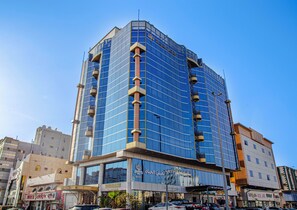 Majoituspaikan julkisivu