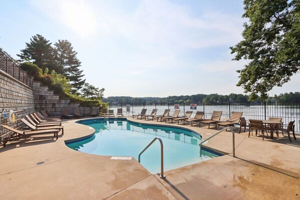 Indoor pool, a heated pool
