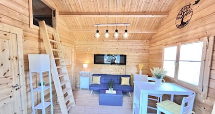 Gemütliches Holzhaus in ruhiger Natur mit Sauna&Whirlpool