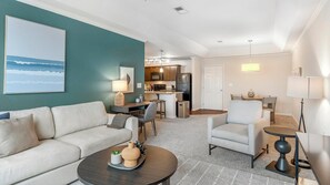 Smart TV - Landing | Chic 1BD, Gym, Pool (Greenville)