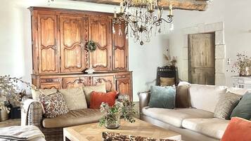 Smart-tv en een open haard