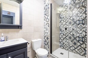 Shower, hair dryer