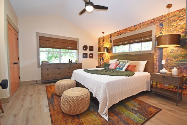 2 bedrooms, desk, iron/ironing board, free WiFi