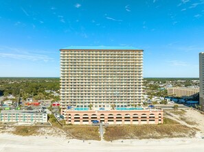 Exterior - Condo with private balcony, breathtaking gulf views, large pool! West PCB. (Panama City)