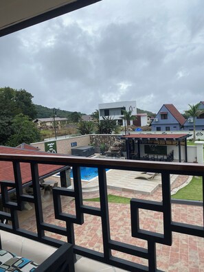 Triple Room, 1 King Bed with Sofa bed, Mountain View | View from room