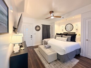 1 bedroom, iron/ironing board, travel crib, free WiFi