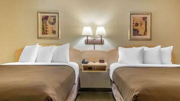 Room, 2 Queen Beds, Mobility Accessible, Non Smoking | Desk, laptop workspace, free WiFi