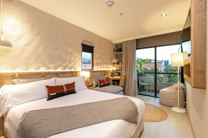 Caja de seguridad en la habitación y cortinas blackout 