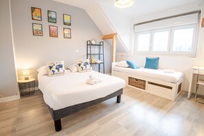 1 soverom, skrivebord, wi-fi og sengetøy