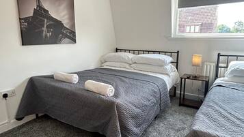 2 chambres, Wi-Fi gratuit, draps fournis