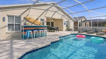 Una piscina climatizada