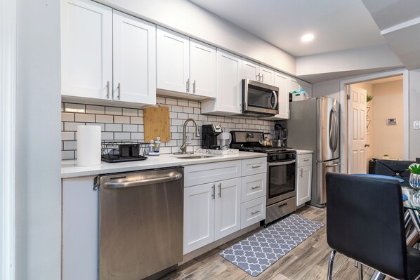 Microwave, oven, stovetop