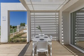Departamento, 1 habitación, balcón | Restaurante al aire libre