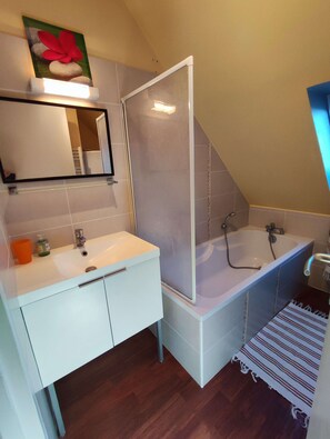 Douche, papier toilette