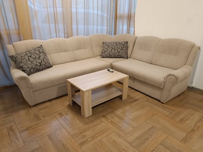 Apartment, 1 Bedroom, Smoking, Balcony | Living room - Family Apartment in the Complex (Bar)