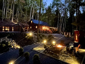 屋外ダイニングエリア