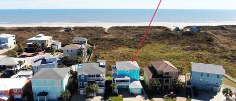 Fachada de la propiedad