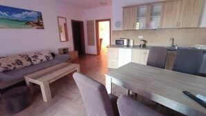 Apartment, 2 Bedrooms, Smoking, Balcony | Dining room - Comfortable Apartment With sea View (Bar)